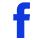 A blue pixel art like facebook logo on a green background.